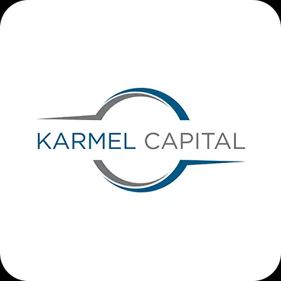 Karmel Capital blue and silver